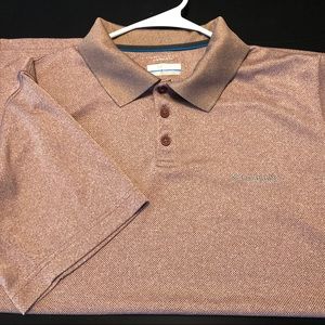 Columbia sun protection polo maroon lightweight